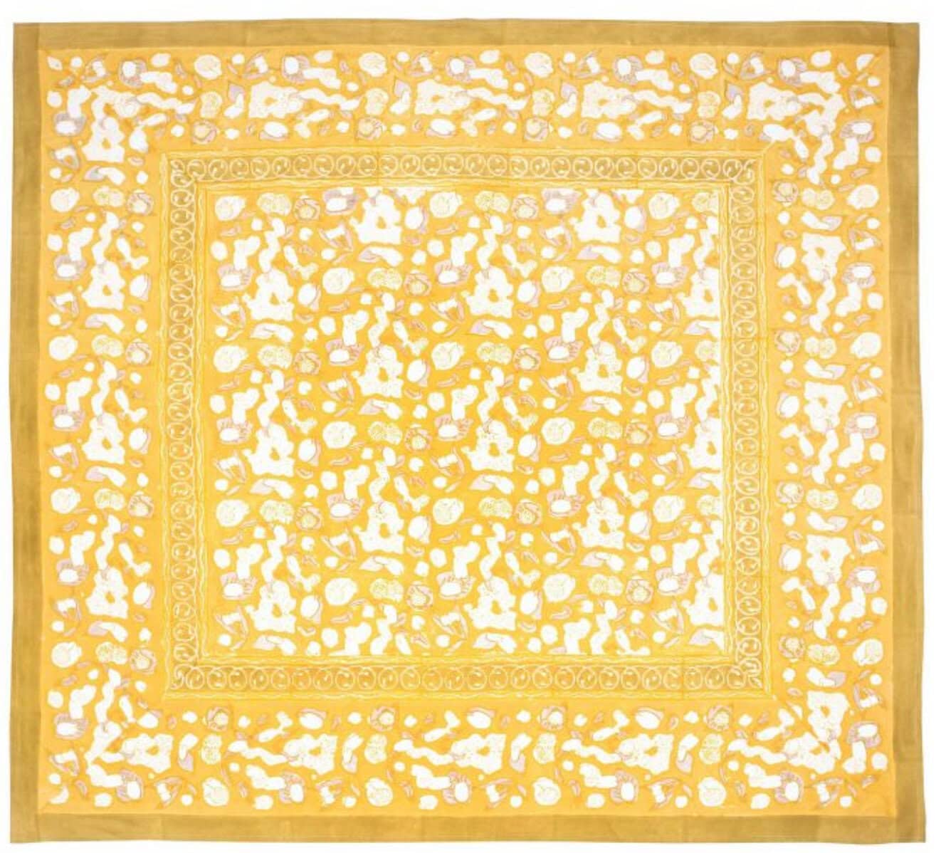 yellow table cloth